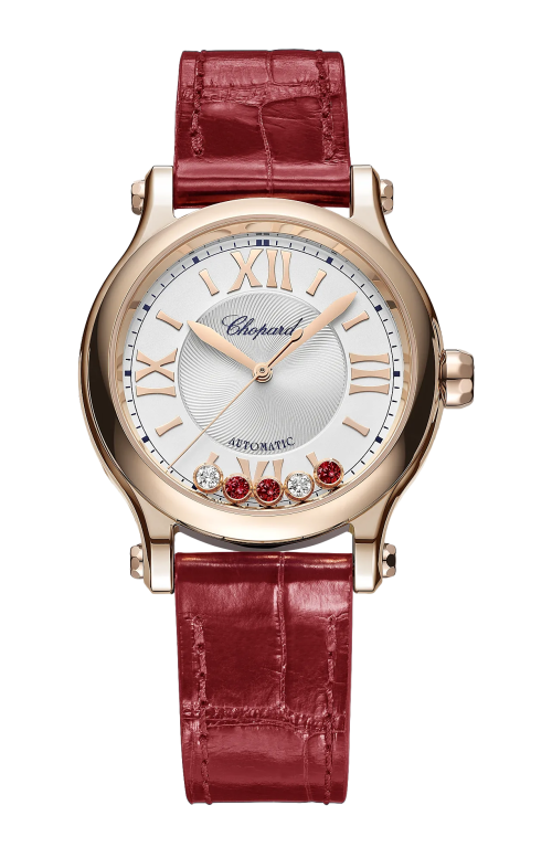 Accedi alla scheda di Chopard HAPPY SPORT 33 MM, AUTOMATICO, ORO ETICO ROSA, DIAMANTI, RUBINI - 275378
