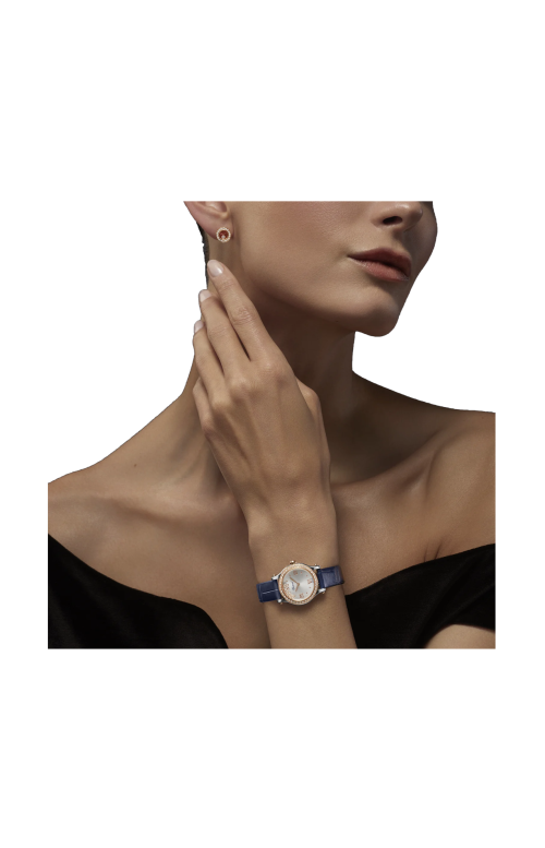 Accedi alla scheda di Chopard HAPPY SPORT 25 MM, QUARZO, ORO ROSA ETICO, LUCENT STEEL&trade;, DIAMANTI - 278620