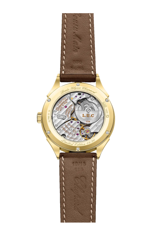 Accedi alla scheda di Chopard L.U.C QUALITE FLEURIER 20TH ANNIVERSARY EDITION 39 MM, AUTOMATICO, ORO GIALLO ETICO - LIMITED EDITION - 161992