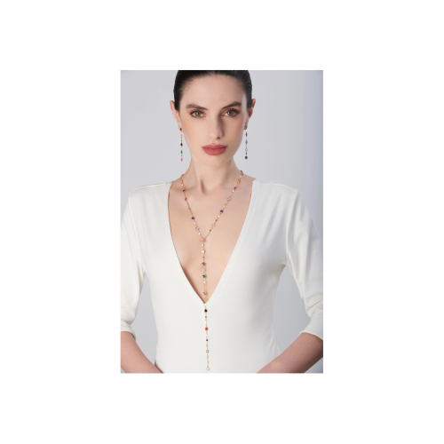 Accedi alla scheda di Pasquale Bruni SAUTOIR FIGLIA DEI FIORI IN ORO ROSA CON AGATA VERDE, CORNIOLA ROSSA, ONICE, PIETRA DI LUNA BIANCA, CALCEDONIO ROSA, CITRINO, AMETISTA, TOPAZIO BLU LONDON, QUARZO FUM&Eacute;, TOPAZIO BLU, LAPISLAZZULI, CRISOPRASIO, GRANATO ROSSO, TURCHESE, AGATA BIANCA, CALCEDONIO AZZURRO E DIAMANTI - 16705R