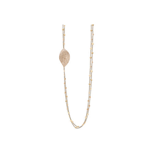 Accedi alla scheda di Pasquale Bruni SAUTOIR ALELUI&Aacute; IN ORO ROSA CON DIAMANTI BIANCHI E CHAMPAGNE - 16658R