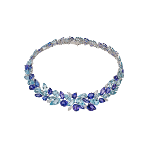 Accedi alla scheda di Bartorelli Italian Jewels COLLANA GIROCOLLO SEMIRIGIDA IN ORO BIANCO CON DIAMANTI, ACQUAMARINA E TANZANITE - GG/EGO-O/AB8A