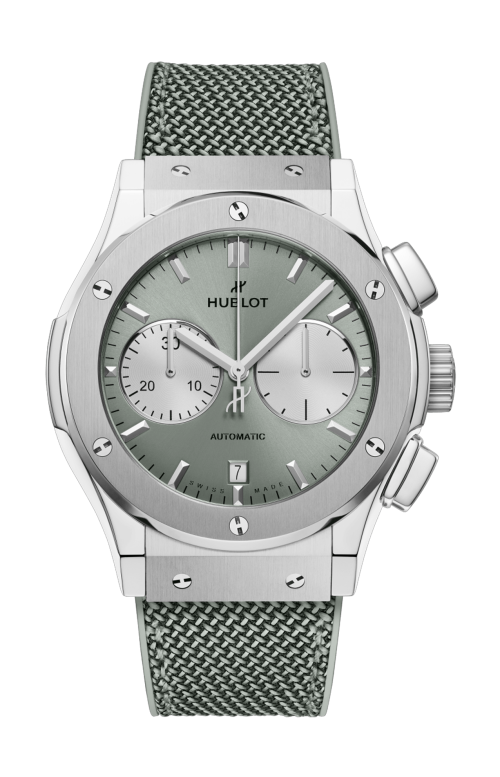 Accedi alla scheda di Hublot CLASSIC FUSION CHRONOGRAPH TITANIUM SAGE GREEN 45 MM - 521.NX.891G.NR