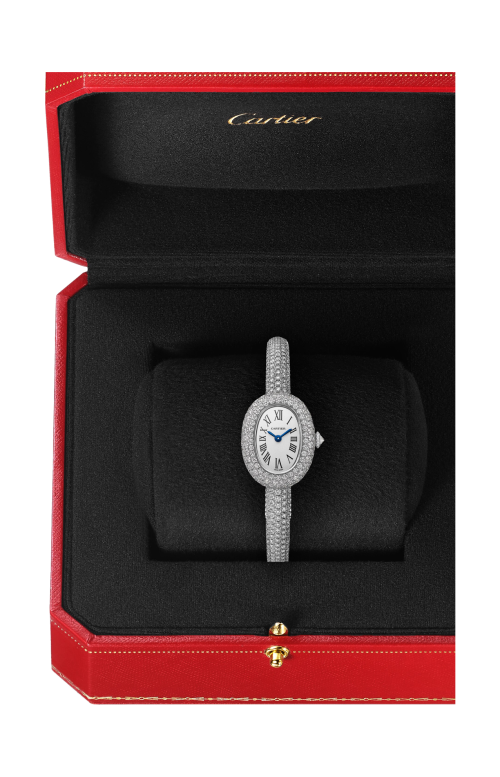 Accedi alla scheda di Cartier BAIGNOIRE MODELLO MINI, ORO BIANCO, DIAMANTI, QUARZO - HPI01822