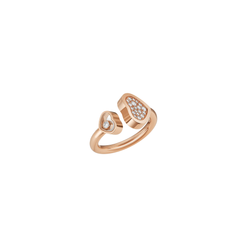 Accedi alla scheda di Chopard CHOPARD  - ANELLO HAPPY HEARTS IN ORO ROSA ETICO, DIAMANTI - 829482