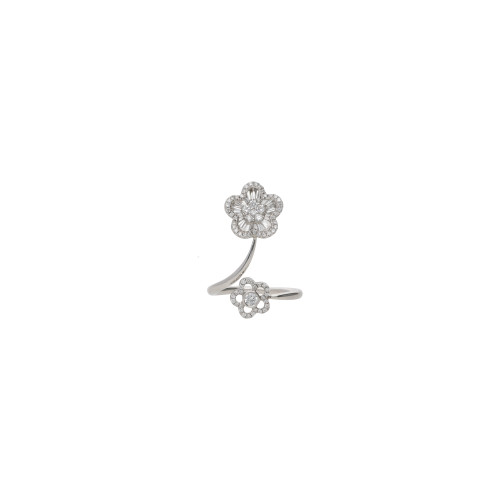 Accedi al prodotto correlato Bartorelli Italian Jewels ANELLO IN ORO BIANCO CON FIORI DI DIAMANTI BIANCHI - BAAN305