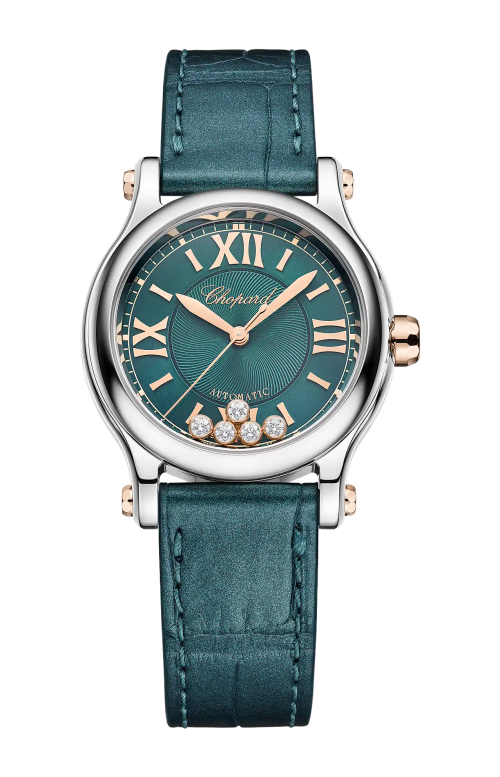 Accedi alla scheda di Chopard HAPPY SPORT 30 MM, AUTOMATICO, ORO ROSA ETICO, LUCENT STEEL&trade;, DIAMANTI - 278573