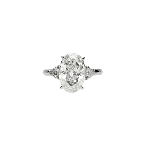 Accedi alla scheda di Bartorelli Italian Jewels ANELLO IN ORO BIANCO 18 CARATI CON DIAMANTE BIANCO TAGLIO OVALE E DIAMANTI BIANCHI TAGLIO TRAPEZIO CERTIFICATI ORIGINALI - F.131D