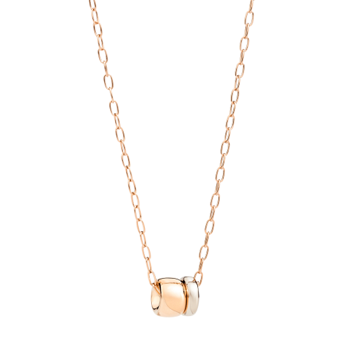 Accedi alla scheda di Pomellato PENDENTE CON CATENA ICONICA - PENDENTE ICONICA IN ORO ROSA E DIAMANTI - F.B712BO7/44 - PCB7122O7000DB000