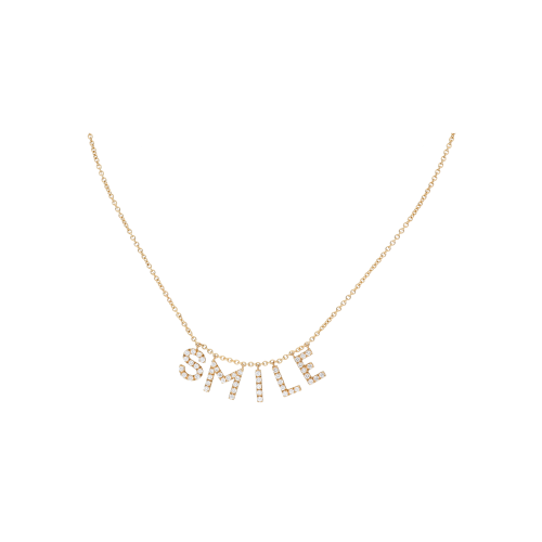 Accedi al prodotto correlato Bartorelli Italian Jewels COLLANA GIROCOLLO SMILE IN ORO ROSA CON LETTERE PENDENTI IN DIAMANTI - FC2425-5R001SMILE