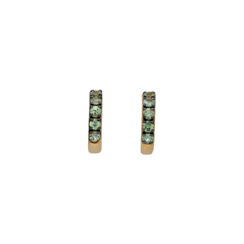 Accedi alla scheda di Bartorelli Italian Jewels ORECCHINI A CERCHIO IN ORO ROSA CON ZAFFIRI VERDI - FO2145R010N