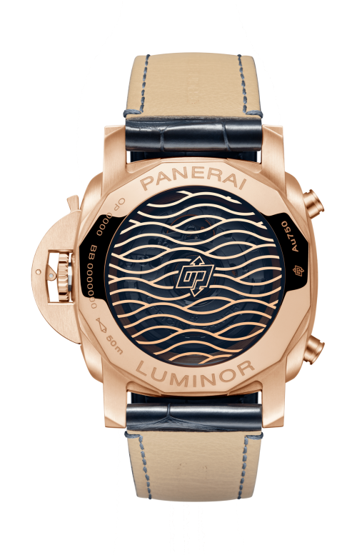 Accedi al prodotto correlato Panerai LUMINOR CHRONO GOLDTECH&trade; BLU NOTTE - PAM01111