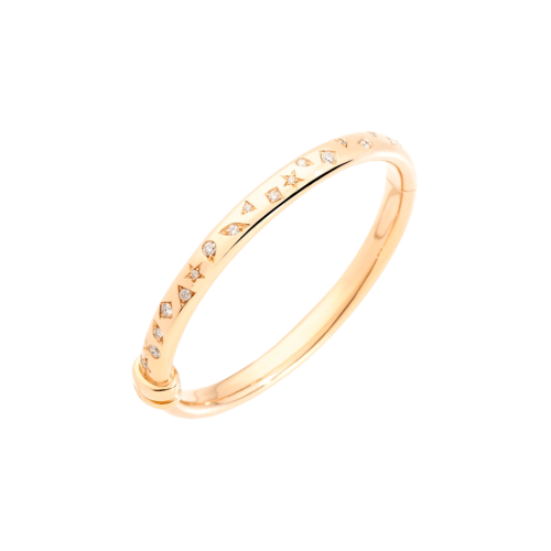 Accedi alla scheda di Pomellato POMELLATO ICONICA - BRACCIALE ICONICA BANGLE MIN ORO ROSA E DIAMANTI - PBC1000O7000DB000 - PBC1000O7000DB000