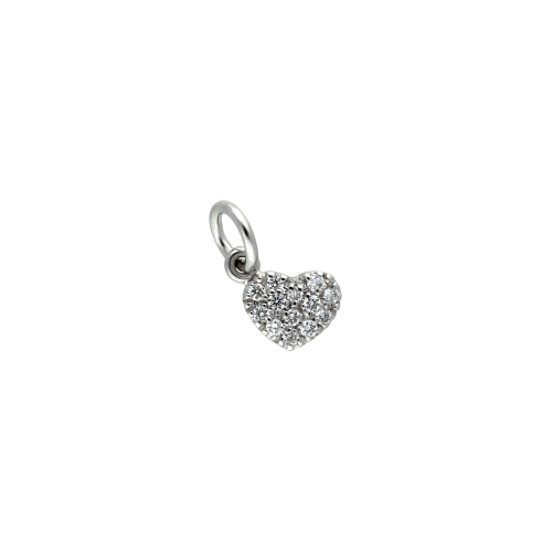 Accedi alla scheda di Bartorelli Italian Jewels CUORE - Ciondolo in oro bianco 18 carati e diamanti bianchi taglio brillante - PE6082BB