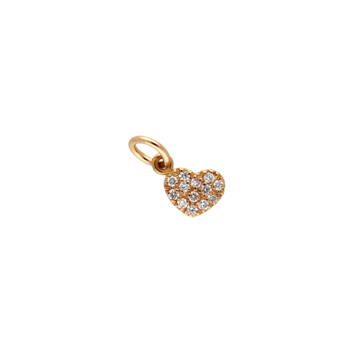 Accedi alla scheda di Bartorelli Italian Jewels CUORE - Ciondolo in oro rosa 18 carati e diamanti bianchi taglio brillante - FP2506R001