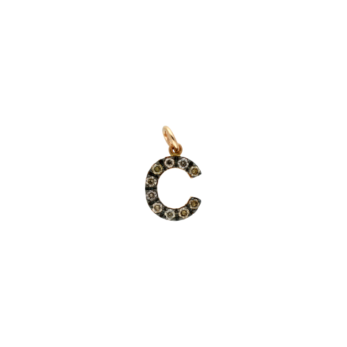 Accedi alla scheda di Bartorelli Italian Jewels C - Ciondolo in oro rosa 18 carati e diamanti brown taglio brillante - PE6200CRMN