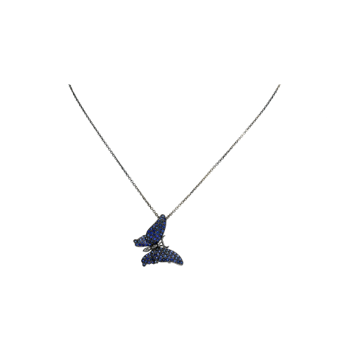 Accedi al prodotto correlato Bartorelli Italian Jewels SPILLA/CIONDOLO IN ORO NERO E ZAFFIRI - SH4940