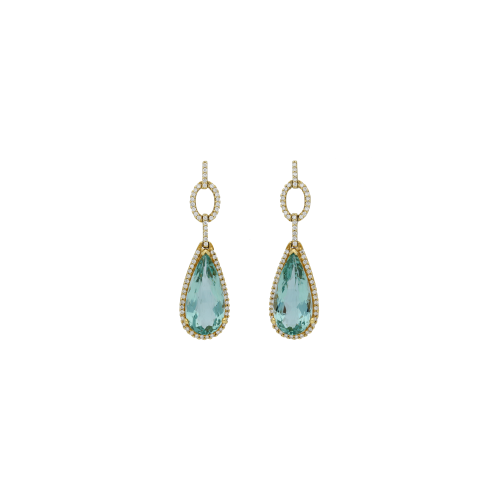 Accedi al prodotto correlato Bartorelli Italian Jewels ORECCHINI PENDENTI IN ORO ROSA CON TOPAZIO AZZURRO E DIAMANTI - TE7372DGAY