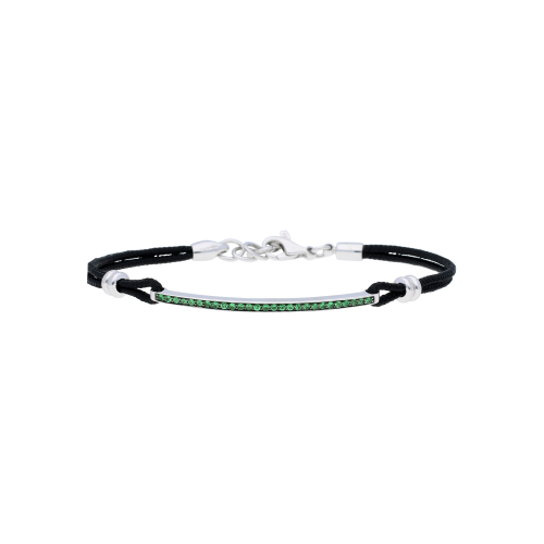 Accedi al prodotto correlato Bartorelli Italian Jewels BRACCIALE IN CORDA DEMI-TENNIS IN ORO BIANCO E TSAVORITE - VB08838TSW