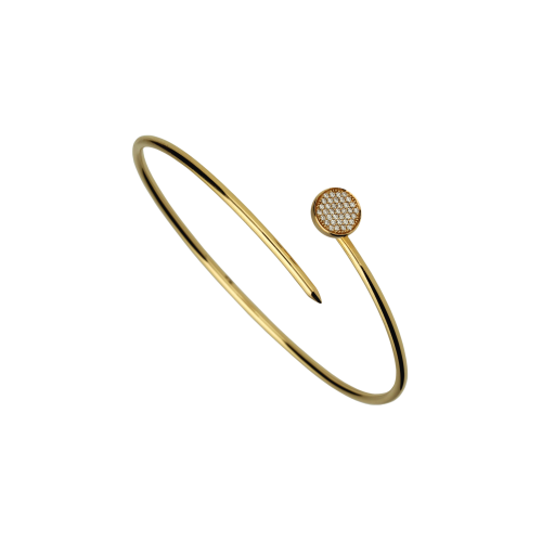 Accedi alla scheda di Bartorelli Italian Jewels Bracciale in oro rosa aperto con diamanti - VB25017DP