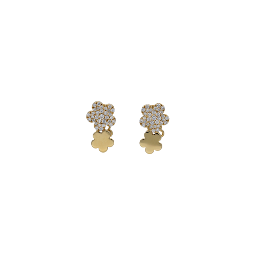 Accedi alla scheda di Bartorelli Italian Jewels ORECCHINI FIORI IN ORO ROSA CON DIAMANTI - VE26598DP