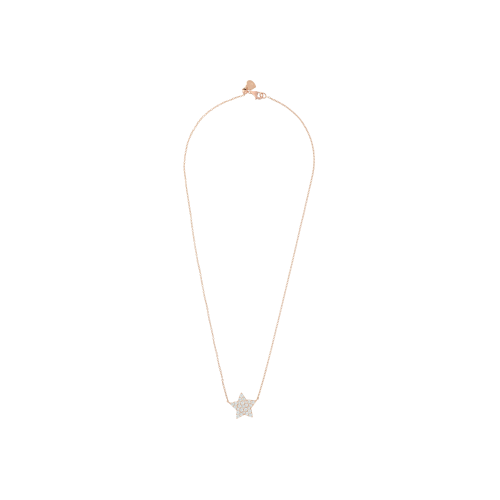 Accedi alla scheda di Bartorelli Italian Jewels GIROCOLLO STELLA IN ORO ROSA CON PAV&Eacute; DI DIAMANTI - VN26810DP