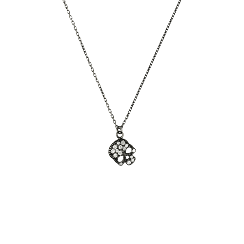 Accedi alla scheda di Bartorelli Italian Jewels COLLANA GIROCOLLO IN ORO BIANCO BRUNITO 18 CARATI CON CIONDOLO TESCHIO IN PAV&Egrave; DI DIAMANTI - VP22679DBW