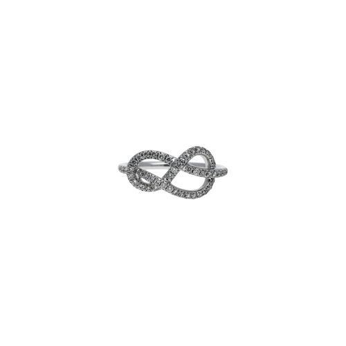 Accedi alla scheda di Bartorelli Italian Jewels Anello in oro bianco 18 carati e diamanti bianchi taglio brillante - VR24457DW-