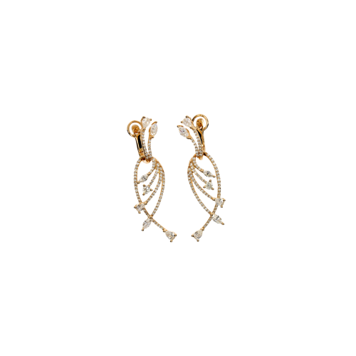 Accedi alla scheda di Bartorelli Italian Jewels ORECCHINI RAMI IN ORO ROSA E DIAMANTI BIANCHI - VE28559DP