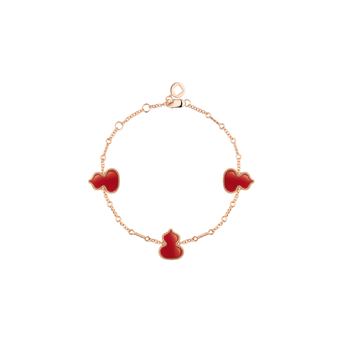 Accedi alla scheda di Qeelin BRACCIALE WULU IN ORO ROSA E AGATA ROSSA - WU-030-BL3-RGRA - WZB30AIRGRA