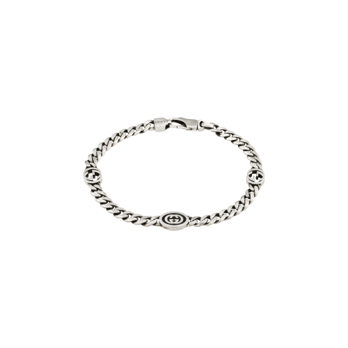 Accedi al prodotto correlato Gucci BRACCIALE GUCCI INTERLOCKING IN ARGENTO - YBA678660001 - YBA678660001