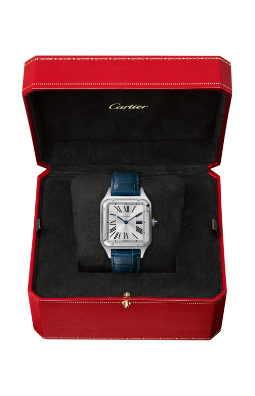 Accedi al prodotto correlato Cartier SANTOS- DUMONT, MODELLO GRANDE, ACCIAIO, QUARZO - WSSA0085