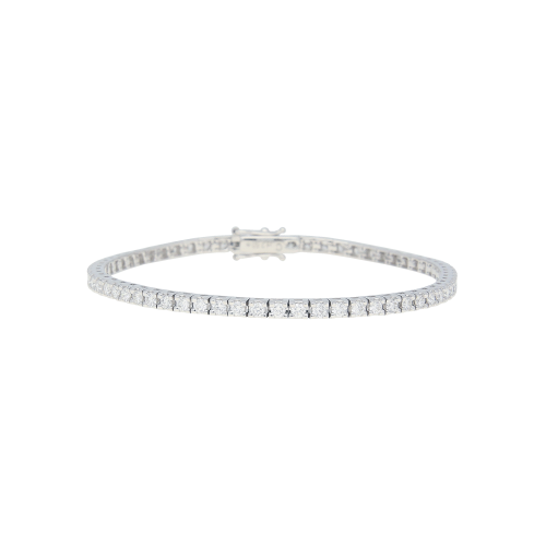 Accedi alla scheda di Bartorelli Italian Jewels BRACCIALE TENNIS IN ORO BIANCO 18 CARATI E DIAMANTI BIANCHI TAGLIO BRILLANTE - 69138431