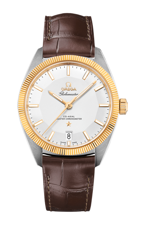 Accedi alla scheda di Omega CONSTELLATION GLOBEMASTER 39 MM, ACCIAIO-ORO GIALLO SU PELLE - 130.23.39.21.02.001
