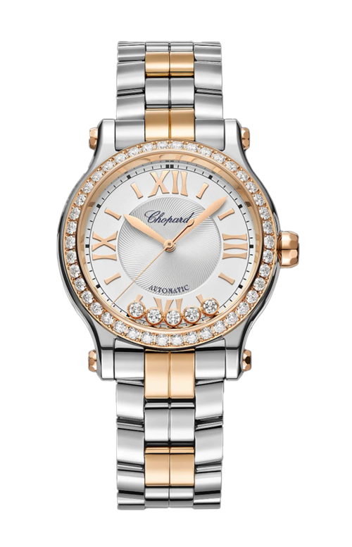 Accedi alla scheda di Chopard HAPPY SPORT 33 MM, AUTOMATICO, ORO ROSA ETICO, LUCENT STEEL&trade;, DIAMANTI - 278608