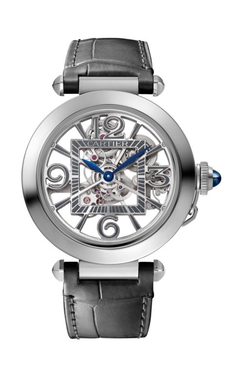 Accedi alla scheda di Cartier PASHA DE CARTIER, 41 MM, ACCIAO, SCHELETRATO, AUTOMATICO - WHPA0007