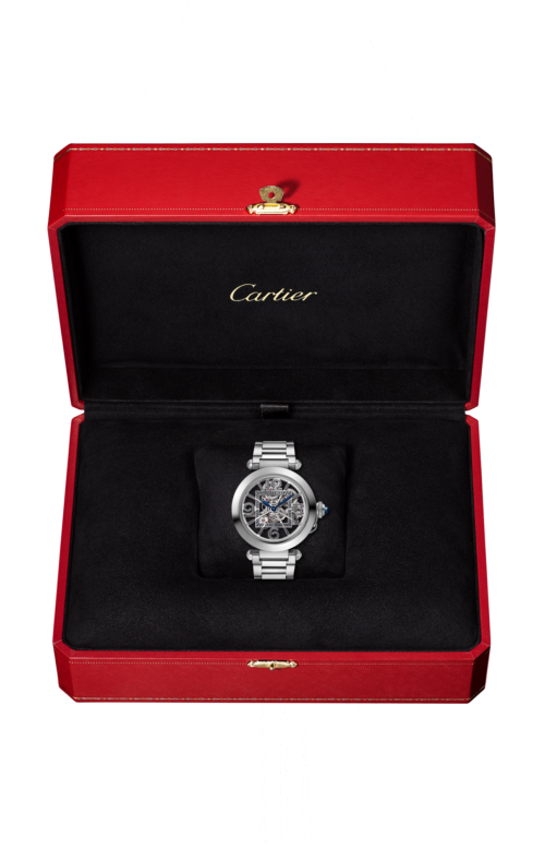 Accedi alla scheda di Cartier PASHA DE CARTIER, 41 MM, ACCIAO, SCHELETRATO, AUTOMATICO - WHPA0007