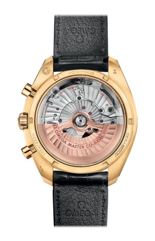 Accedi alla scheda di Omega SPEEDMASTER FASI LUNARI 44,25 MM, ORO GIALLO SU PELLE - 304.63.44.52.02.001