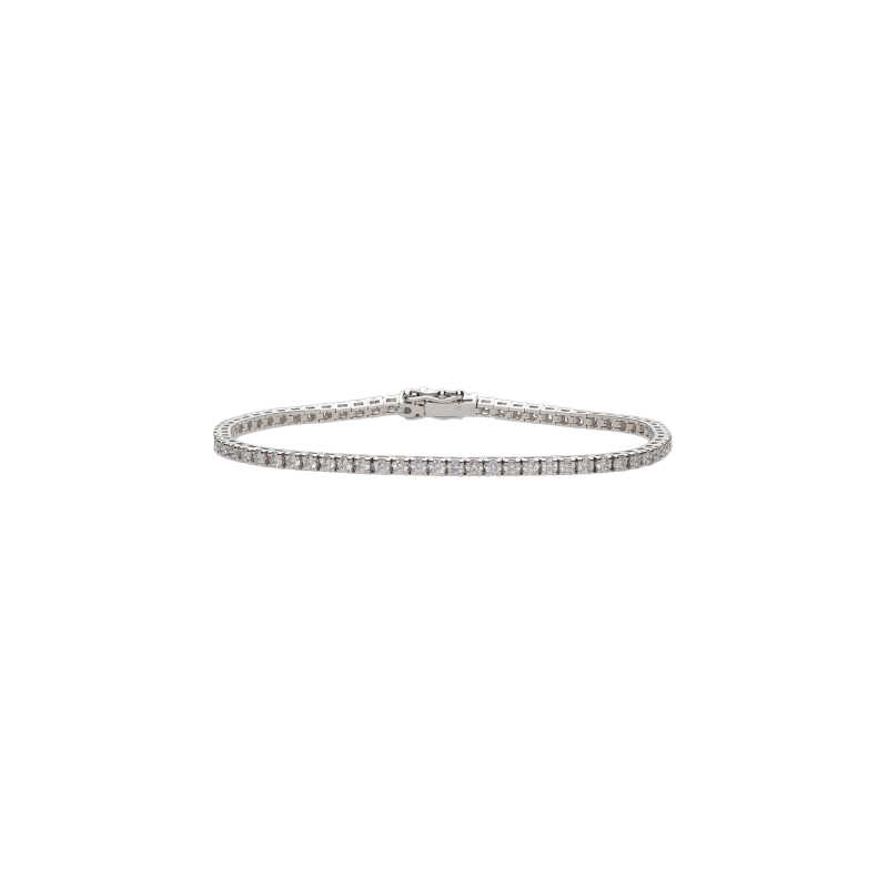 Bartorelli Italian Jewels | BRACCIALE IN ORO BIANCO E DIAMANTI BIANCHI - 345-BL6571 (1)