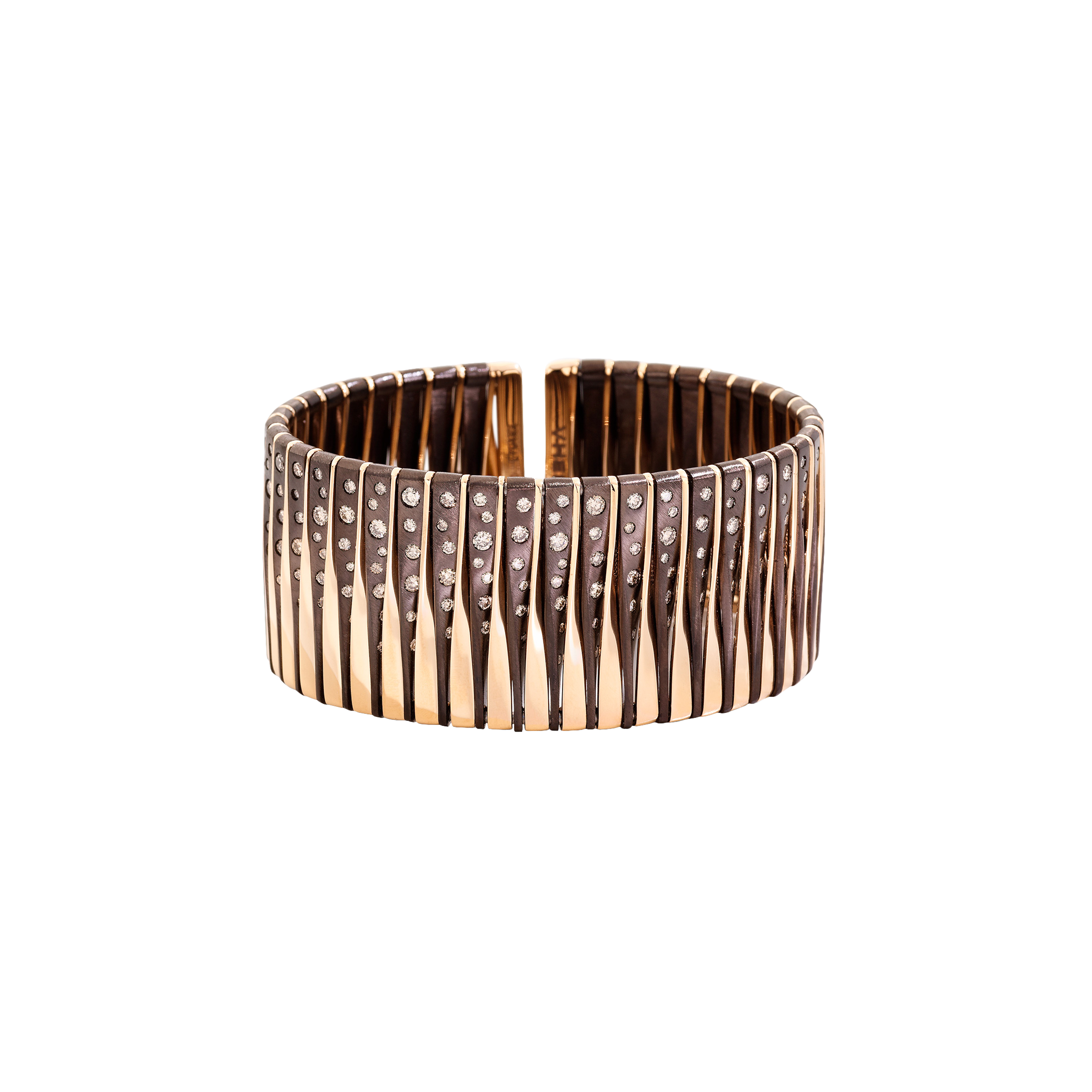 Vhernier | VHERNIER - BRACCIALE IN ORO ROSA, BRONZO E DIAMANTI BROWN - 0G1764BR310 - 0G1764BR310 (1)