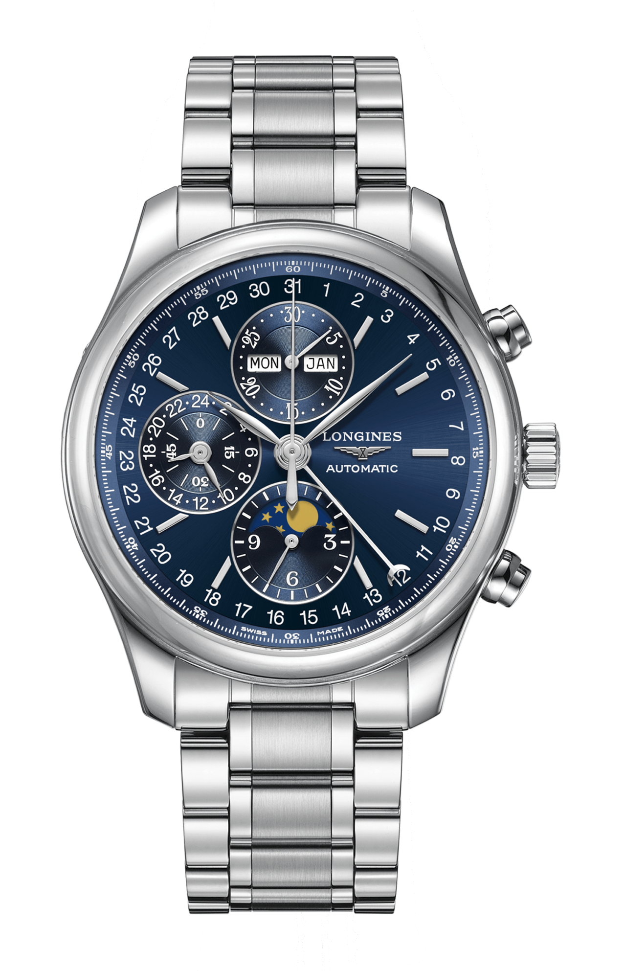 Longines | LONGINES MASTER COLLECTION CHRONO MOONPHASE - L2.773.4.92.6 (1)