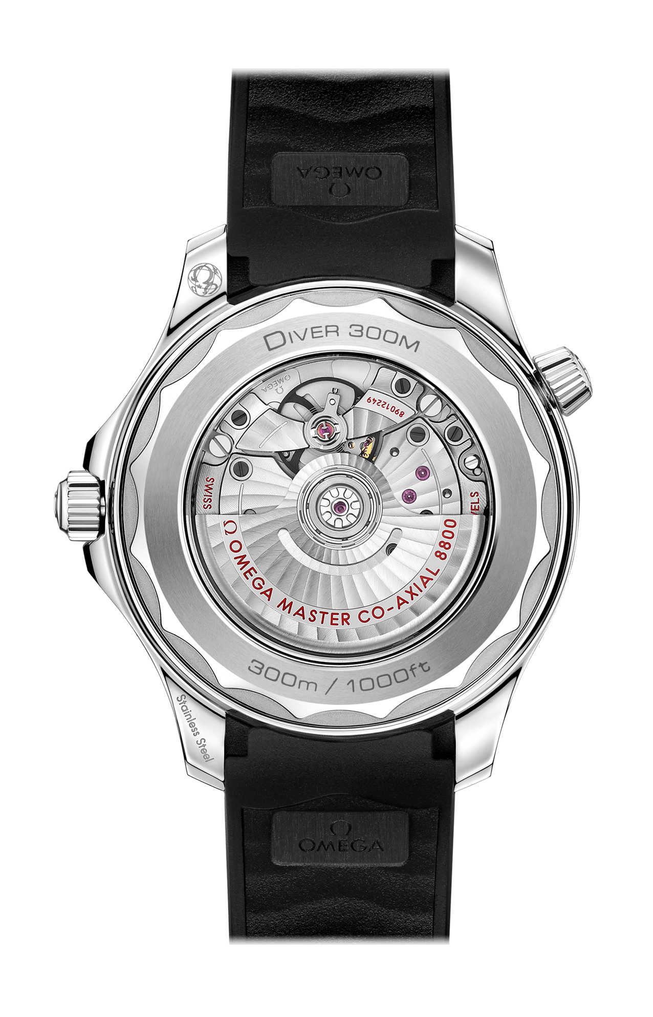 Omega | DIVER 300M OMEGA 42 MM, ACCIAIO SU CAUCCI&Ugrave; - 210.32.42.20.04.001 (2)