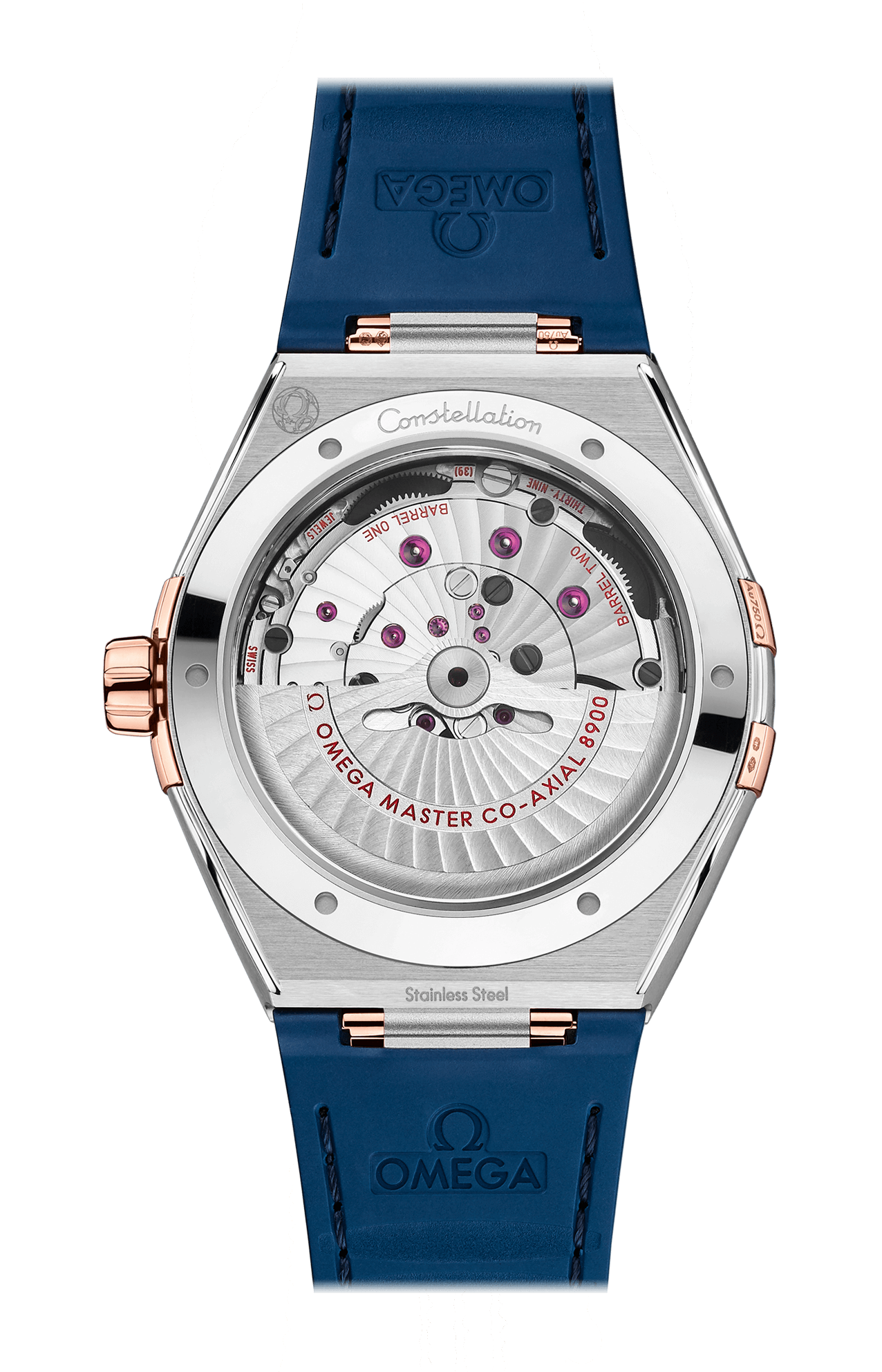 Omega | CONSTELLATION 41 MM, ACCIAIO-ORO SEDNA&trade; SU PELLE - 131.23.41.21.03.001 (2)