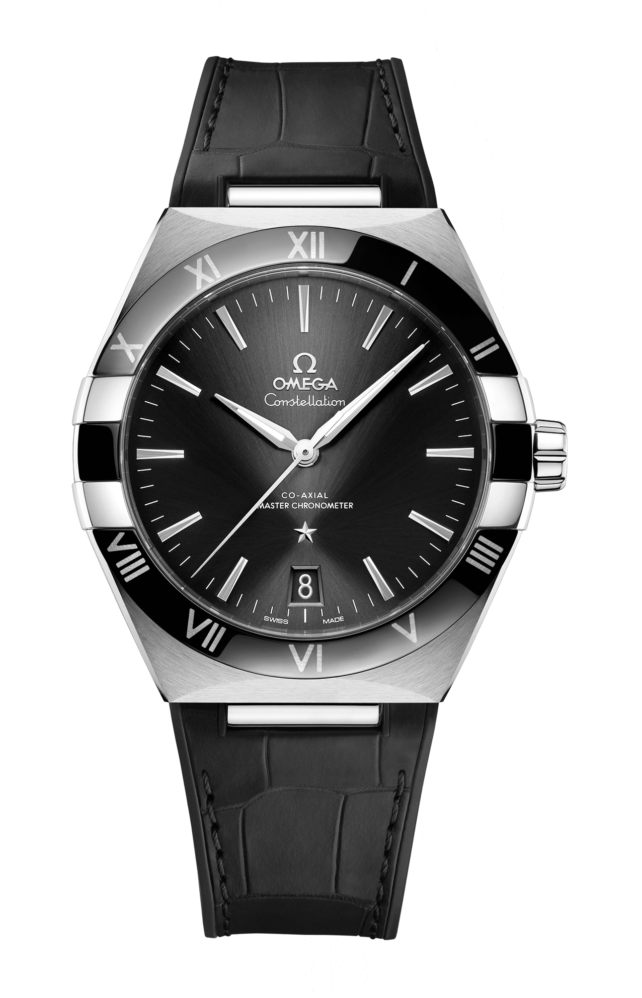 Omega | CONSTELLATION 41 MM, ACCIAIO SU PELLE - 131.33.41.21.01.001 (1)