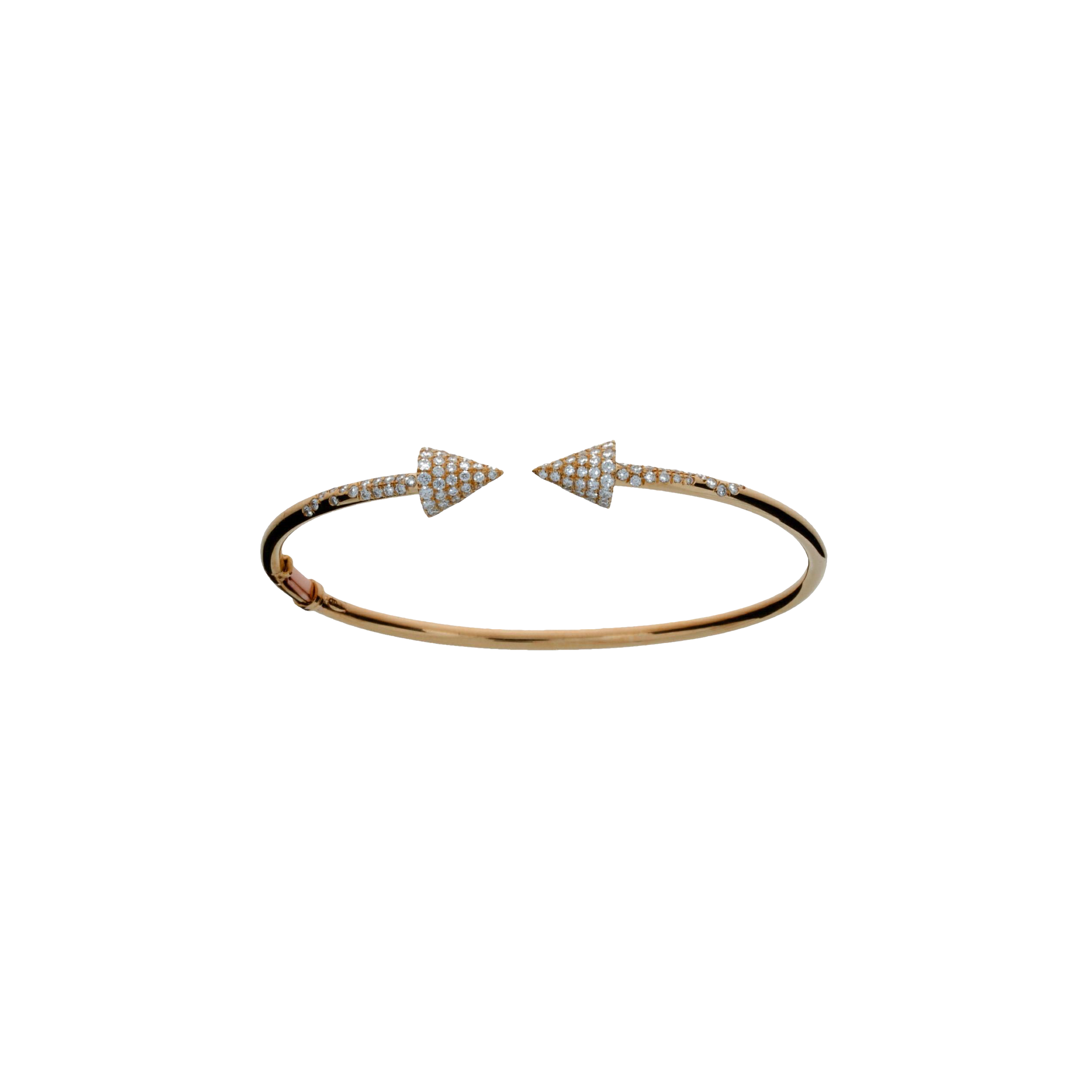 Bartorelli Italian Jewels | BRACCIALE RIGIDO FRECCE IN ORO ROSA E DIAMANTI - 1PU0031975/1 (1)