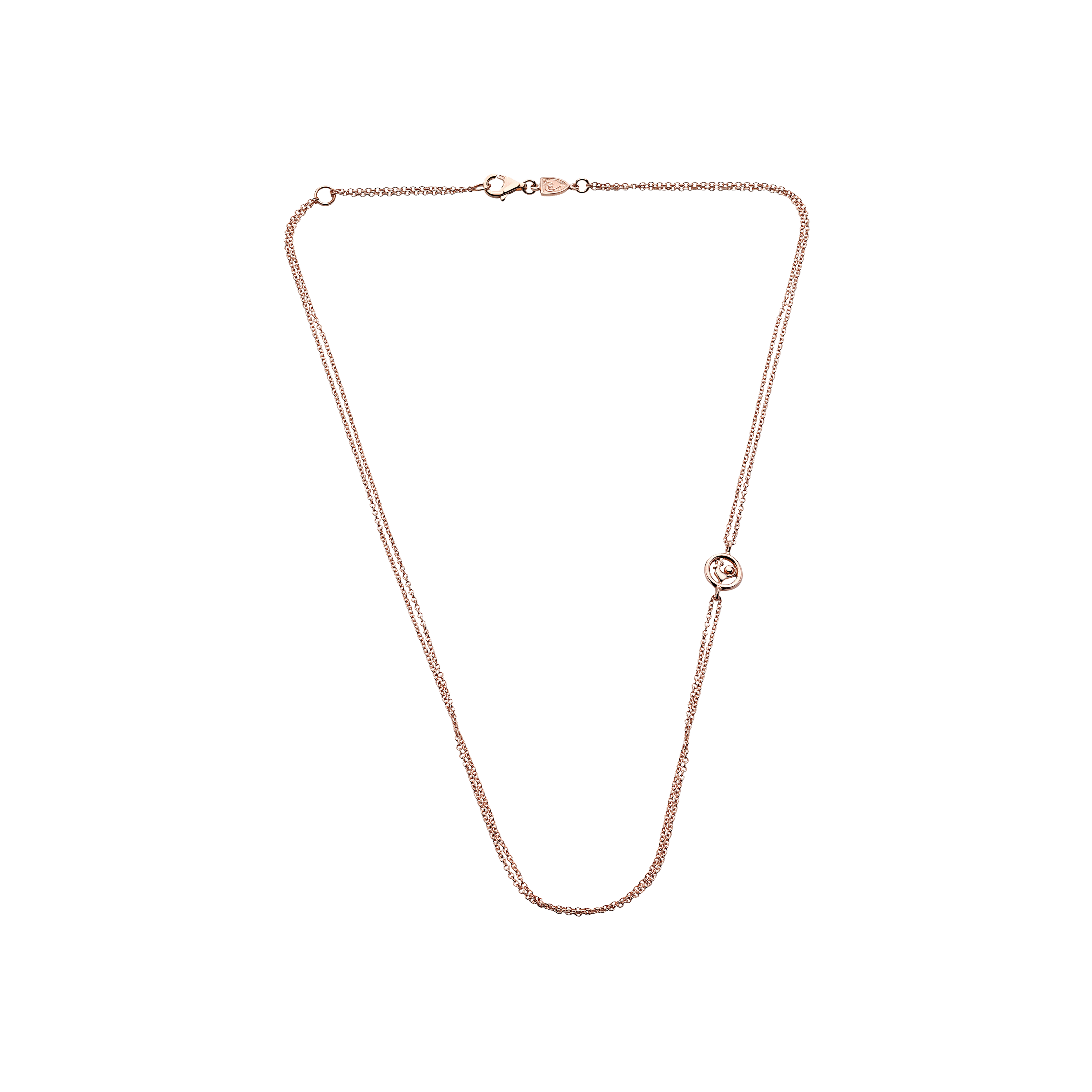 Chantecler | COLLANA DOPPIA IN ORO ROSA - 29600 - 29600 (1)