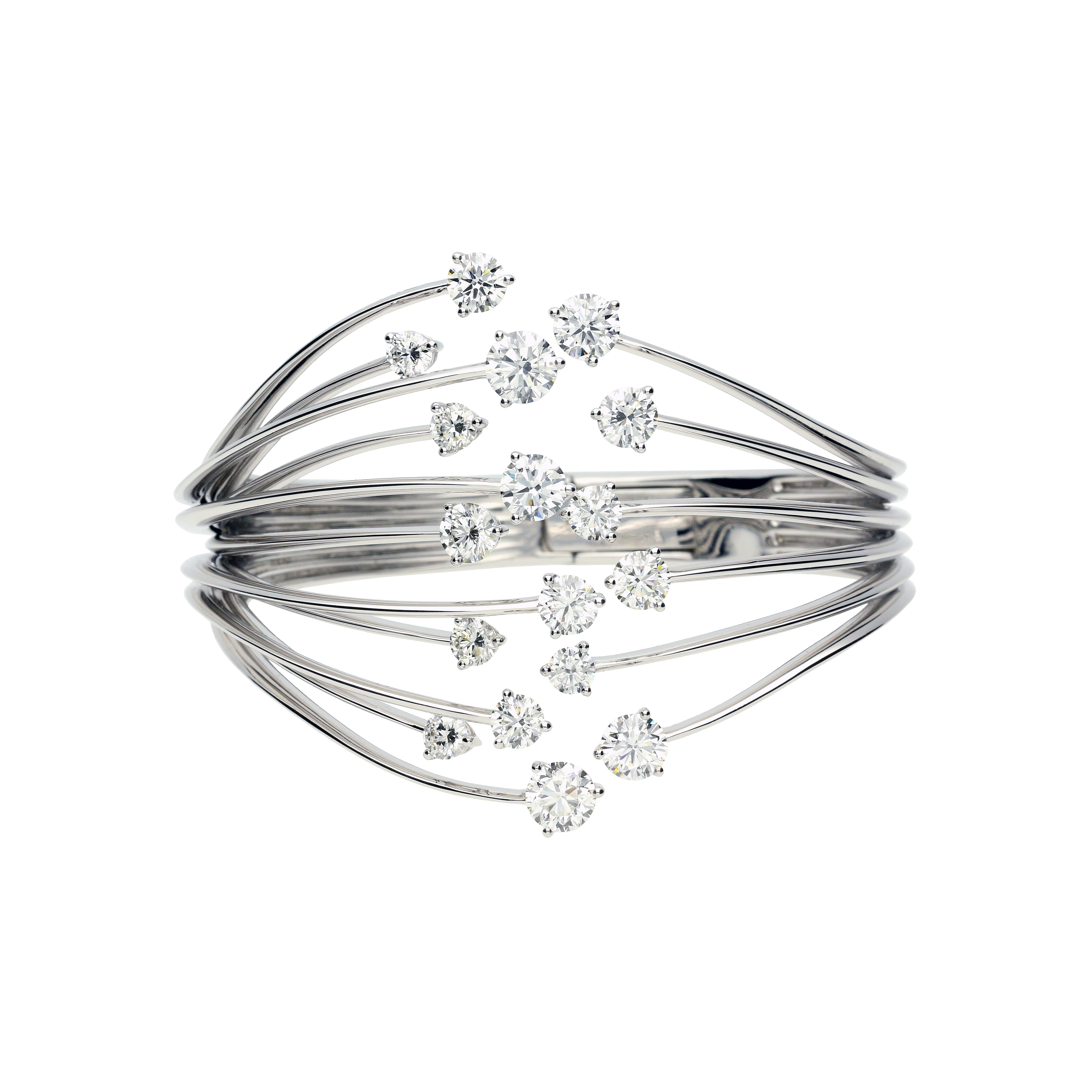 Bartorelli Italian Jewels | BRACCIALE RAMI ORO BIANCO E DIAMANTI BIANCHI CT 8.51 - 3B00117DW1 (1)