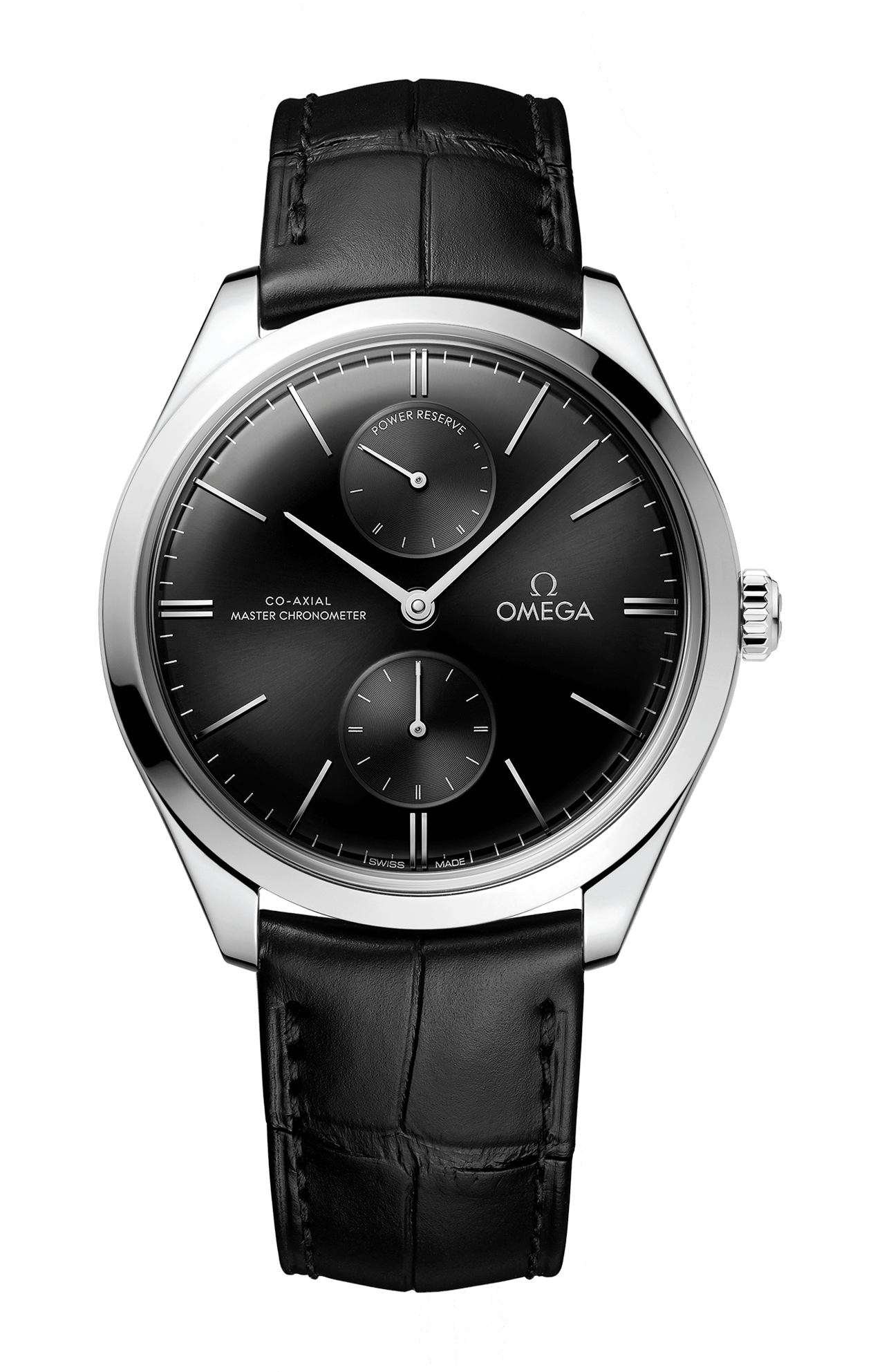 Omega | DE VILLE TR&Eacute;SOR 40 MM, ACCIAIO SU PELLE - 435.13.40.22.01.001 (1)