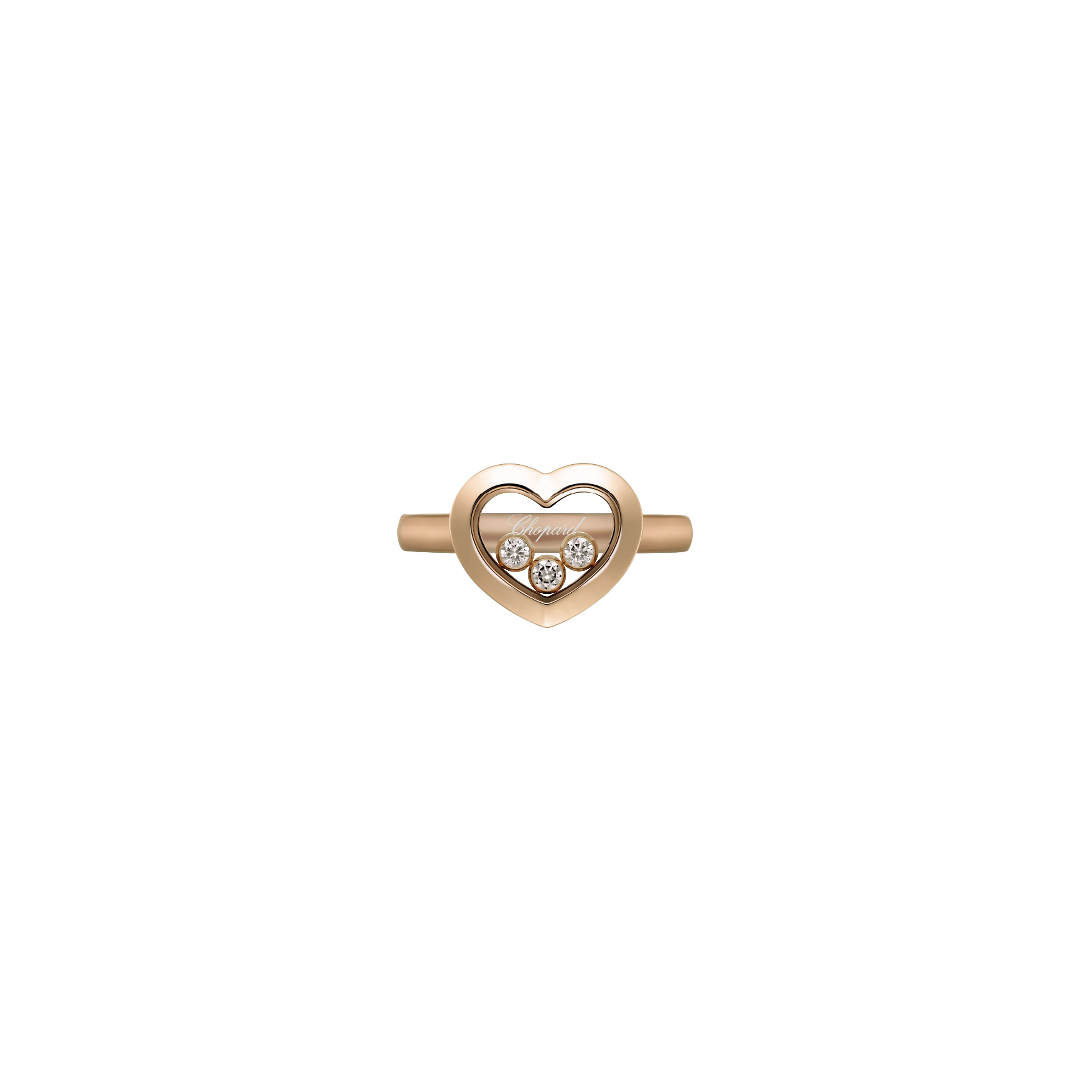 Chopard | CHOPARD - HAPPY DIAMONDS ICONS - ANELLO IN ORO ROSA CON DIAMANTI - 82A611-5110 - 82A611 (2)