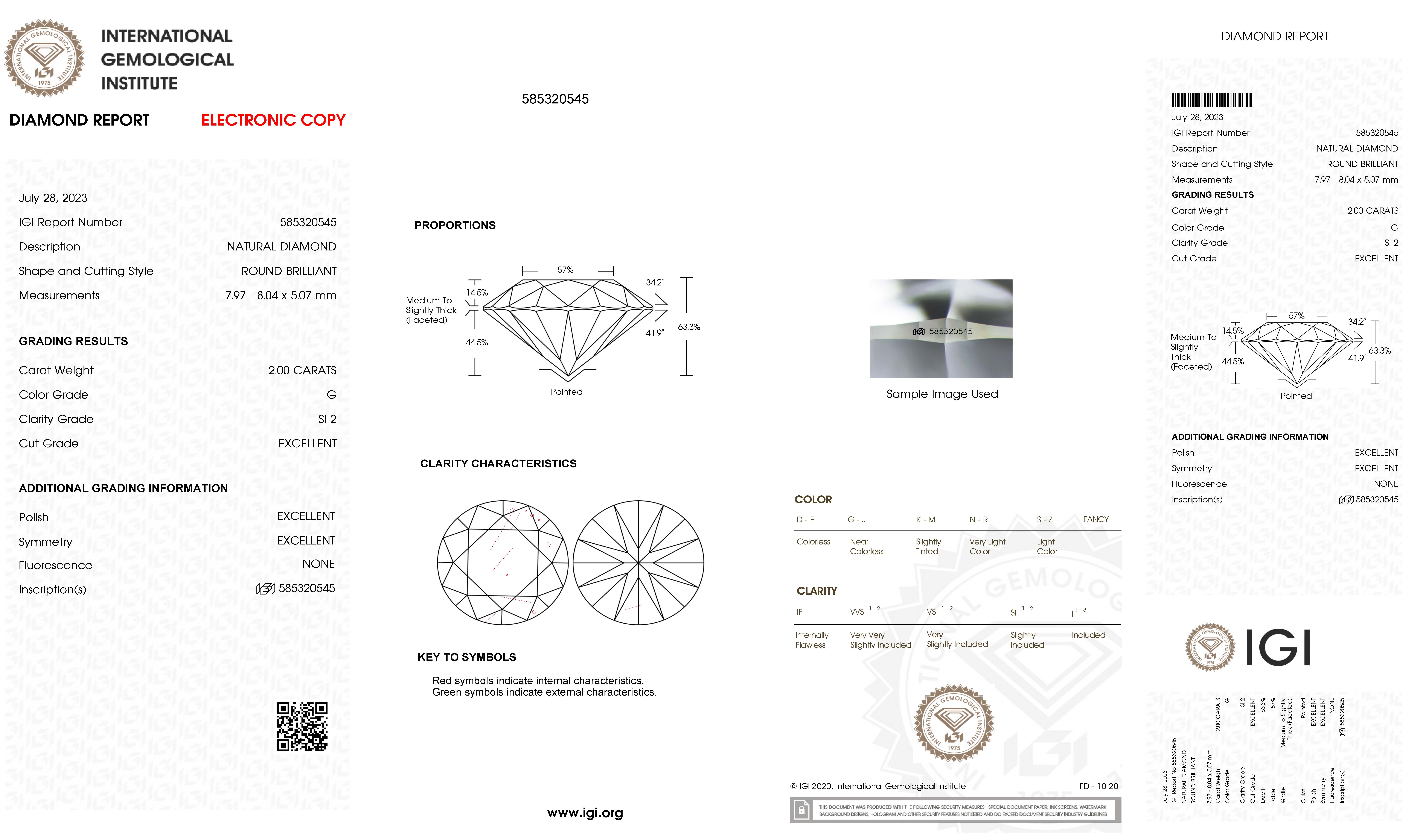 Bartorelli Italian Jewels | ORECCHINI SOLITARIO IN ORO BIANCO E DIAMANTI CERTIFICATI IGI - 6641 (2)